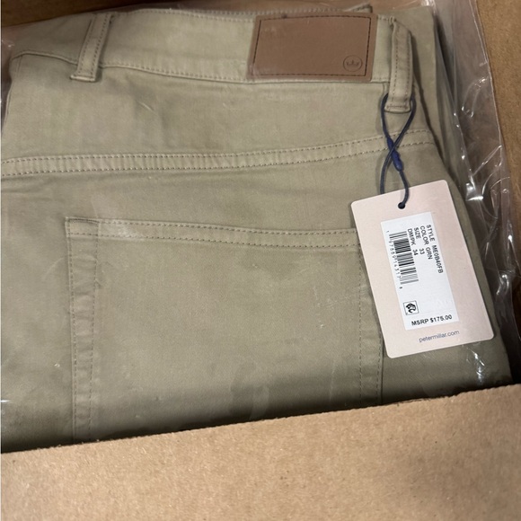 SIGNATURE SATEEN FIVE POCKET PANT - FRENCH PRESS